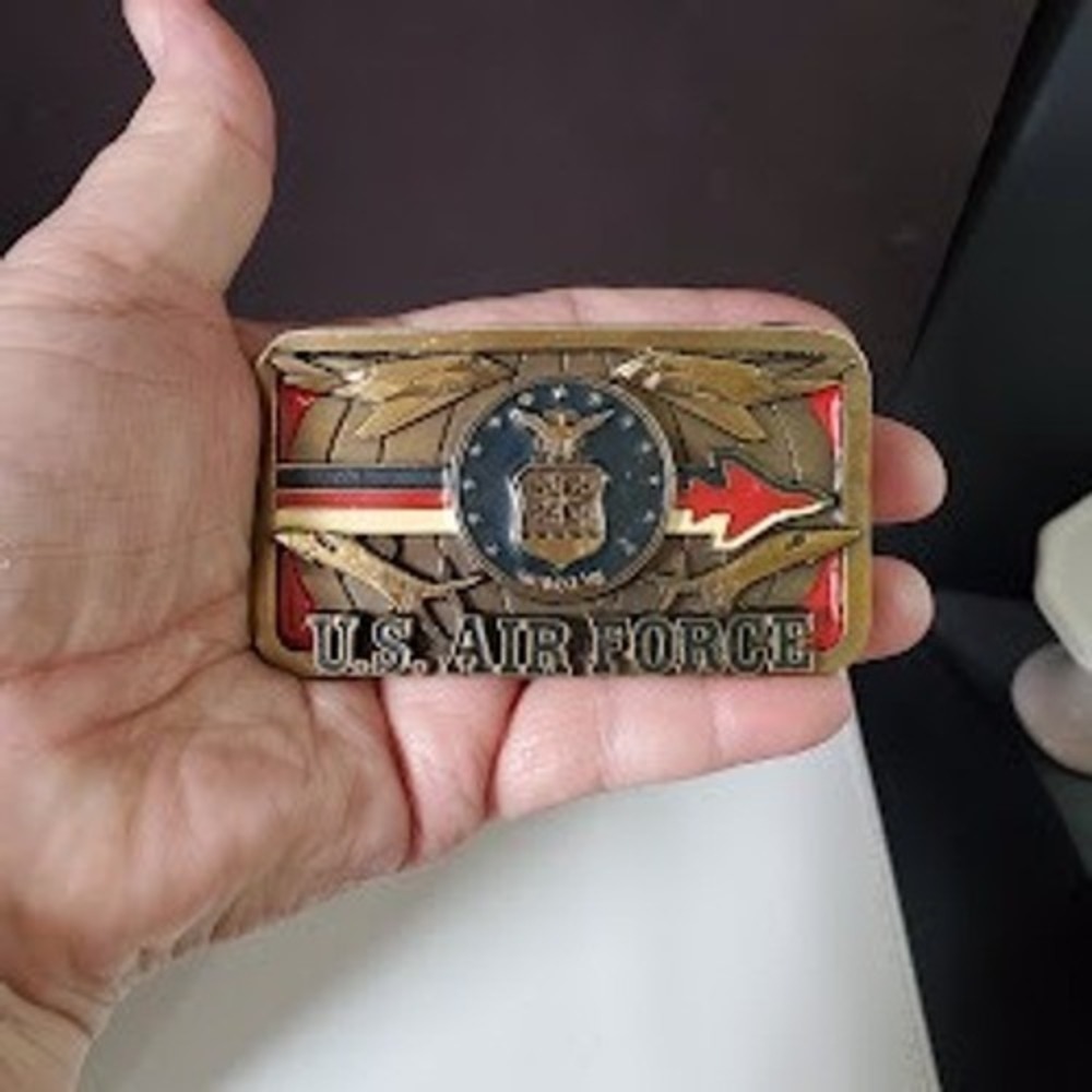 VTG US Air Force Belt Buckle American Commemoratives Limited Edition 1991